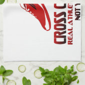 Land overschrijdend theedoek (Gevouwen)