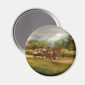 Land - Paard - Levensvreugden Magneet (Voorkant / Achterkant)