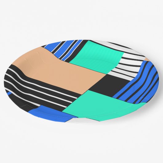 Land. Papieren Bordje (Gekanteld)