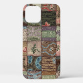 Land patchwork quilt, 3D textuur. Case-Mate iPhone Case (Achterkant)