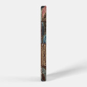 Land patchwork quilt, 3D textuur. iPhone Hoesje (Rechterkant)