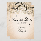 Land Perzage Opslaan Datum Save The Date (Voorkant / Achterkant)