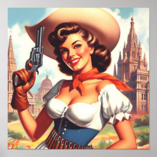 land Pin-up Poster