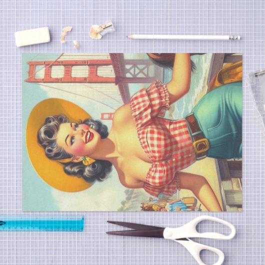  land Pin-Up Tissuepapier (Craft)