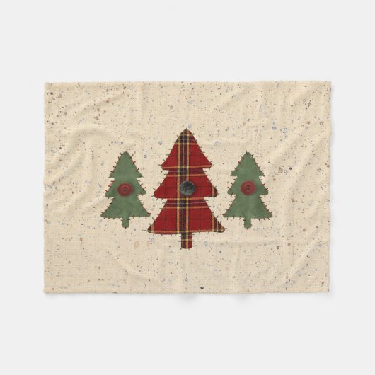 Land Pine Fleece Blanket (Voorkant (Horizontaal))