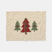 Land Pine Fleece Blanket Deken (Voorkant (Horizontaal))