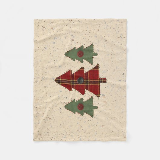 Land Pine Fleece Blanket Deken (Voorkant)