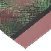 Land Plaid Tafeldoek-Groen/Roze Ontwerp 1 Tafelkleed (Gekanteld)