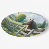 Land Pony Paard Verjaardagsfeest Papieren Bordje (Gekanteld)