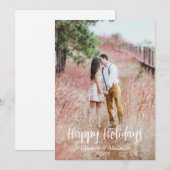 Land Prettige feestdagen Feestdagenkaart (Voorkant / Achterkant)