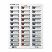 Land Prim Angels Return Address Labels (Full Sheet)