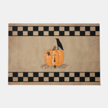 Land Primitief pomkin Doormat