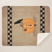 Land Primitief pompoen Sherpa Deken (Voorkant (horizontaal))