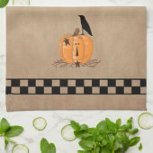 Land Primitief pompoen Theedoek (Gevouwen)