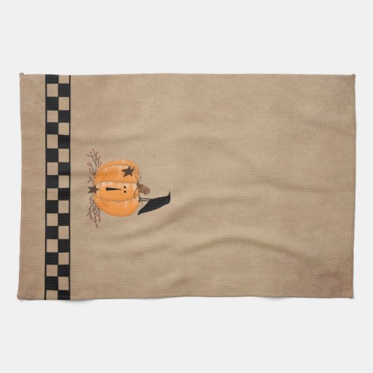 Land Primitief pompoen Theedoek (Horizontaal)