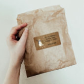 Land Primitief Snowman Label