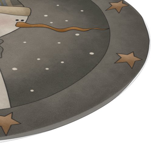 Land Primitief Snowman Snijplank (Hoek)