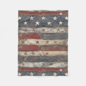 Land/Primitieve noodlijdende Amerikanen Fleece Deken (Voorkant)