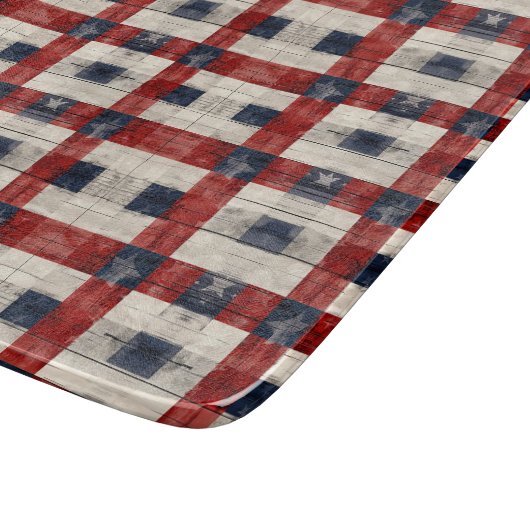 Land/Primitieve noodlijdende Amerikanen Snijplank (Hoek)