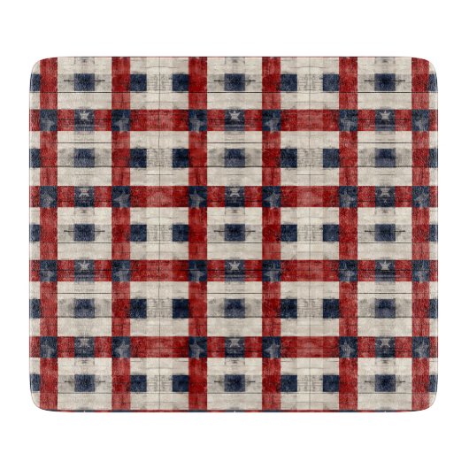 Land/Primitieve noodlijdende Amerikanen Snijplank (Voorkant)