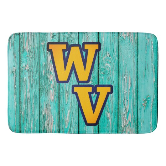 Land Primitive Old Wood Farmhouse West Virginia Badmat (Voorkant)