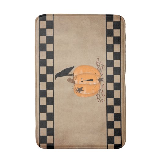 Land Primitive Pumpkin Bath Mat (Voorkant Verticaal)