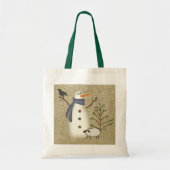 Land Primitive Snowman Bag Tote Bag (Voorkant)