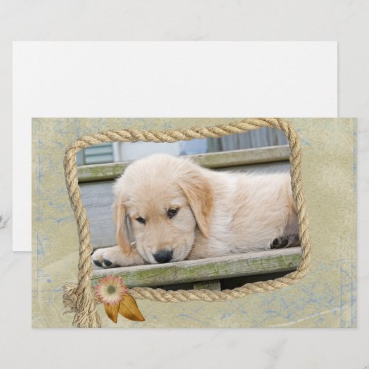 Land Pup Briefpapier (Voorkant / Achterkant)