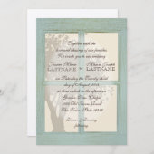 Land Raampaneel Trouwen Kaart (Voorkant / Achterkant)