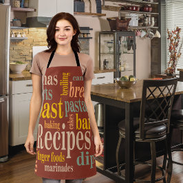 Land Recept Gezegden Verbrand Aantal Schort