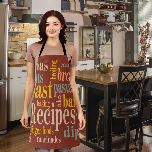 Land Recept Gezegden Verbrand Aantal Schort