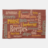 Land Recept Gezegden Verbrand Aantal Theedoek (Horizontaal)