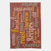 Land Recept Gezegden Verbrand Aantal Theedoek (Verticaal)