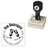 Land retour adres stempel lijn dansen laarzen (Gestempeld)