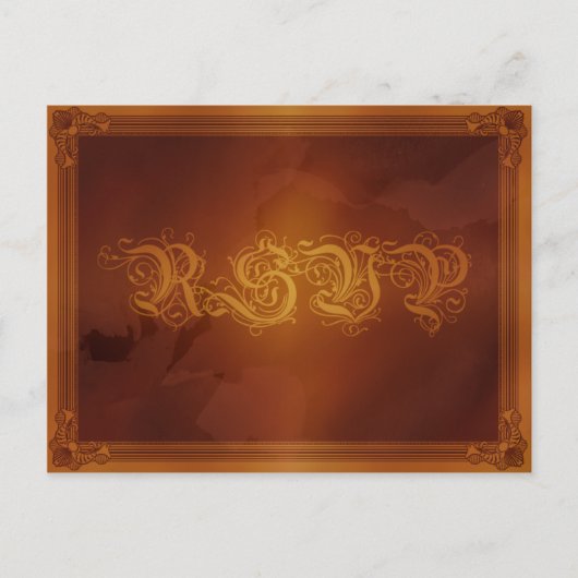 Land  Rich Brown RSVP Briefkaart (Voorkant)