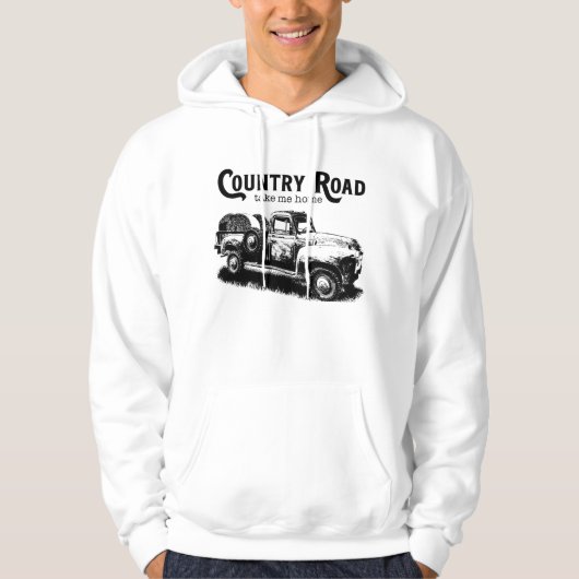 Land Road brengt me naar huis Hoodie (Voorkant)