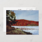 Land Road Briefkaart "Big Ditch Lake" (Voorkant / Achterkant)