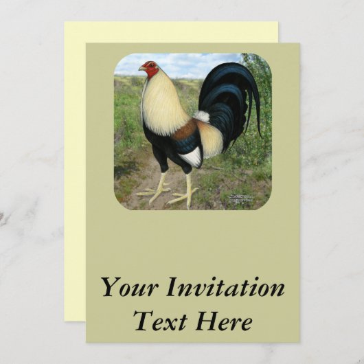 Land Road Gamecocock Kaart (Voorkant / Achterkant)