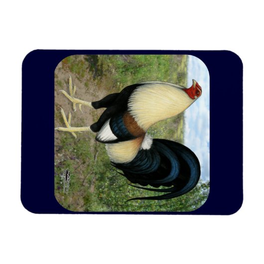 Land Road Gamecocock Magneet (Horizontaal)