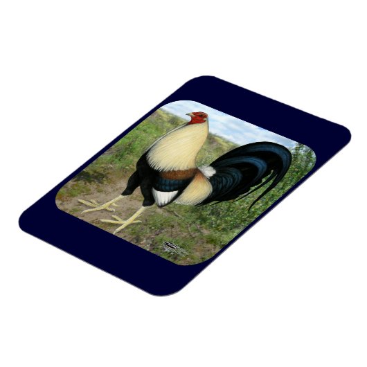 Land Road Gamecocock Magneet (Linkerzijde)