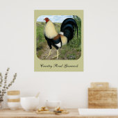 Land Road Gamecocock Poster (Keuken)