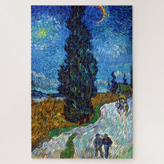 Land Road in Provence by Night, Van Gogh Legpuzzel (Verticaal)