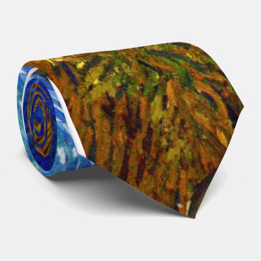 Land Road in Provence by Night, Van Gogh Stropdas (Opgerold)