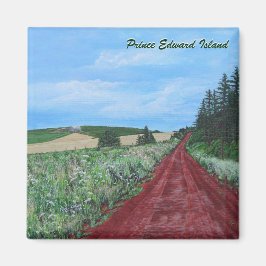 Land Road Square Magnet