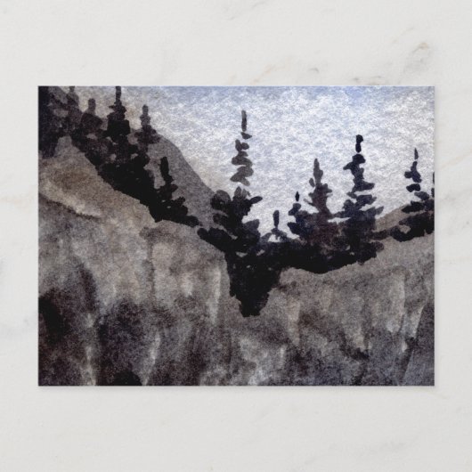 Land Roads Briefkaart "Rock Cliff #1" (Voorkant)