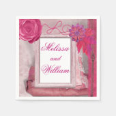 Land Robuust mooi Paars Servetten (Voorkant)