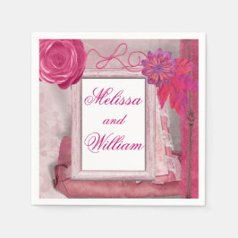 Land Robuust mooi Paars Servetten