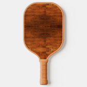 Land roesthout, getextureerd pickleball paddle (Voorkant)