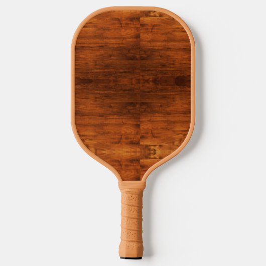 Land roesthout, getextureerd pickleball paddle (Achterkant)