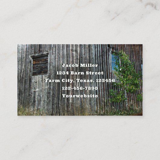 Land Roestland Visitekaartje (Achterkant)